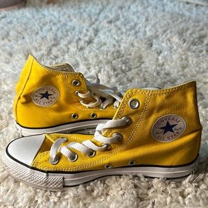 Yellow High Top Converse